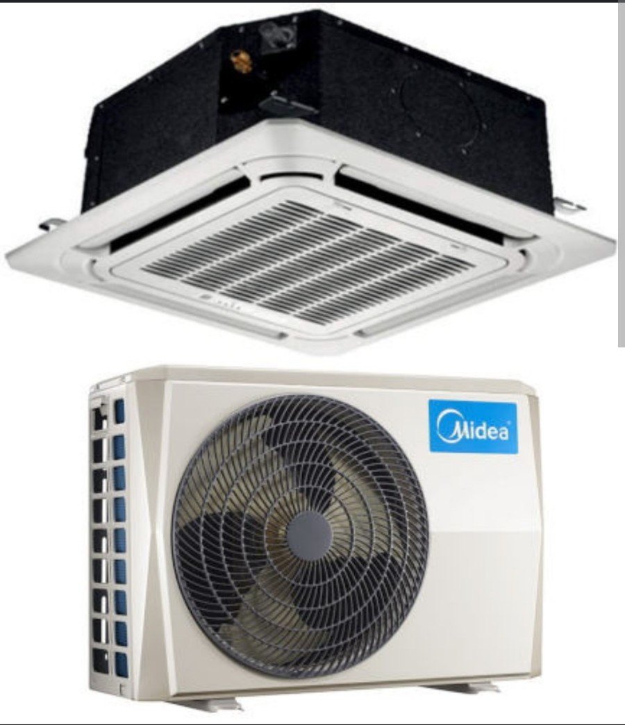 MIDEA 36000BTU CEILING CASSETTE INVERTER AIR CONDITIONER Brand New • Energy Saving • R32 Refrigerant