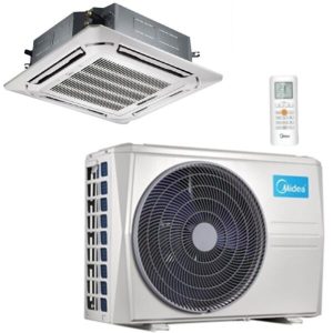 MIDEA 18000BTU CEILING CASSETTE NON-INVERTER AIR CONDITIONER Brand New • Energy Saving • R32 Refrigerant